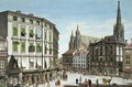 Stock-im-Eisen-Platz, with St. Stephans Cathedral in the background, engraved by the artist, 1779 - (after) Schutz, Karl von