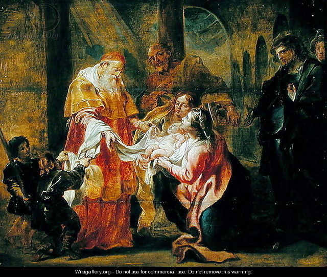 The Presentation of the Virgin in the Temple - Cornelius I Schut