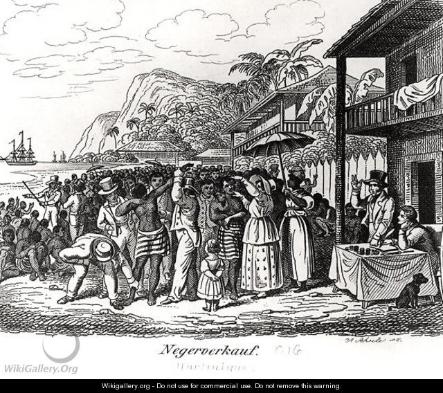 Slave Market in Martinique - Albert Schule