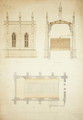 New College Oxford Design for New Hall Roof, 1865 2 - Sir George Gilbert Scott