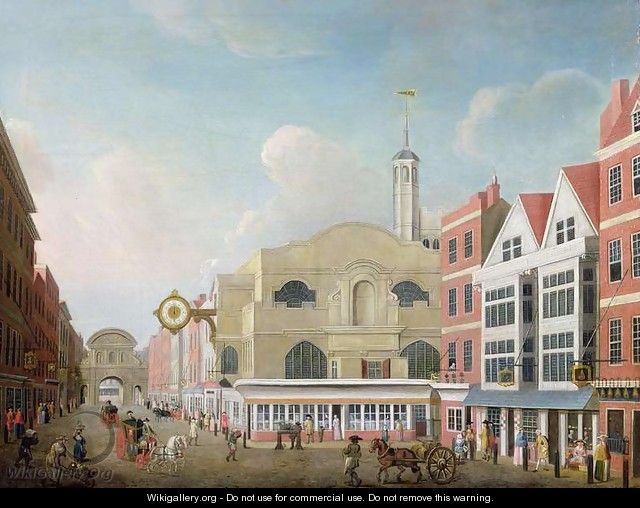 View of St. Dunstans in Fleet Street - Samuel Scott