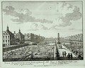 The garden at Honsholredyk, from Admirandorum Quadruplex Spectaculum, by Jan van Call 1656-1703, published before 1715 - Pieter Schenk