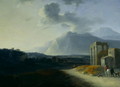 Landscape with Mount Stromboli - Willem Schellinks