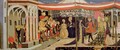 Frontal of the Adimari Cassone, detail of the left-hand section, c.1450 - Giovanni di ser Giovanni Guidi (see Scheggia)