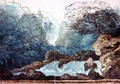 Waterfall in a Wood, set design for a production of Undine - Karl Friedrich Schinkel