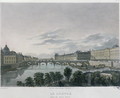 The Pont or Passerelle des Arts, Paris, 1832 - (after) Schmidt, Bernhard