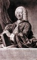 Portrait of Georg Philipp Telemann 1681-1757 engraved by Georg Preisler 1700-54 - (after) Schneider, Michael