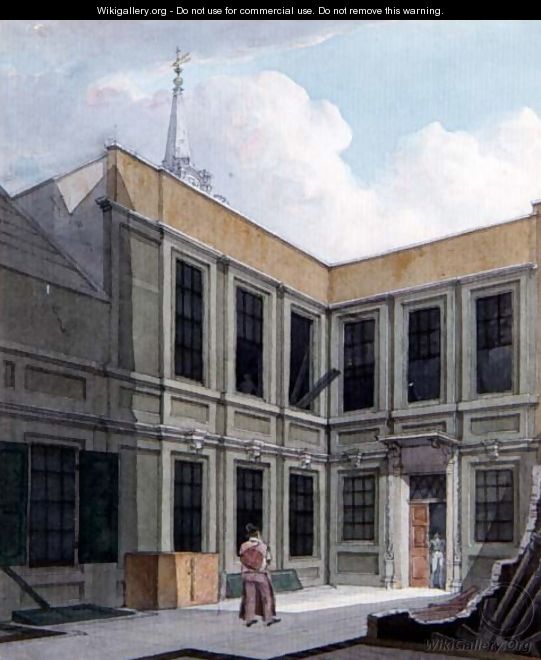 Old Saddlers Hall, Cheapside, City of London, 1821 - Robert Blemell Schnebbelie