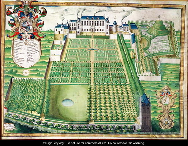The Kings Medicinal Plant Garden, 1636 - Frederic Scalberge