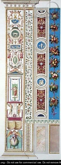 Panel from the Raphael Loggia at the Vatican, from Delle Loggie di Rafaele nel Vaticano, engraved by Giovanni Ottaviani c.1735-1808, published c.1772-77 7 - (after) Savorelli, G. and Camporesi, P.