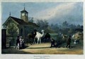 The Camel House at the Zoological Gardens, Regent's Park, engraved and pub. by the artist, printed by Charles Hullmandel 1789-1850, 1835 - George the Elder Scharf