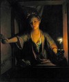 A Girl at the Window - Godfried Schalcken