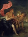 Venus Giving a Burning Arrow to Cupid - Godfried Schalcken