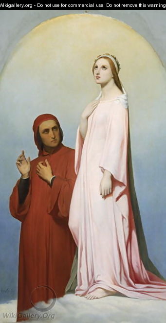 Dante and Beatrice, 1851 - Ary Scheffer