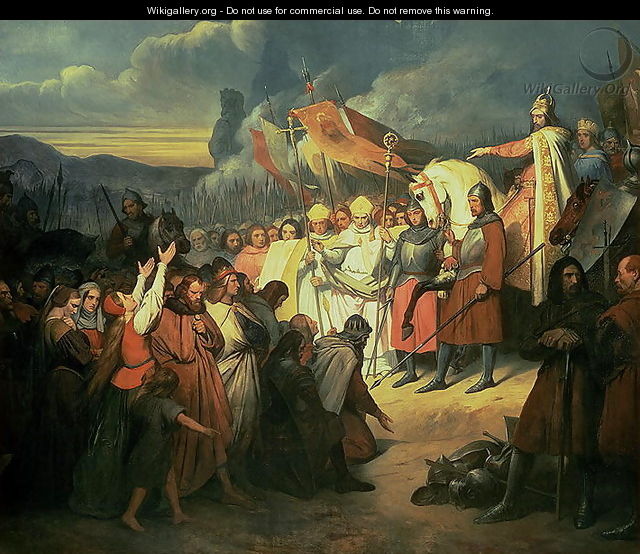 Charlemagne 742-814 Received at Paderborn Under the Rule of Witikind in 785 - Ary Scheffer