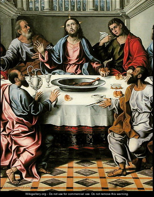 The Last Supper 2 - Girolamo da Santacroce