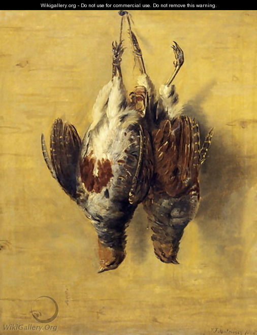 Brace of English Partridge, 1808 - J. Francis Sartorius