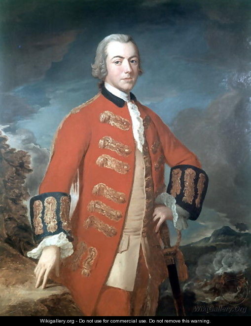 Captain Henry Clinton 1730-1795 First Regment of Foot Guards, c.1758 - (attr. to) Saunders, M.L