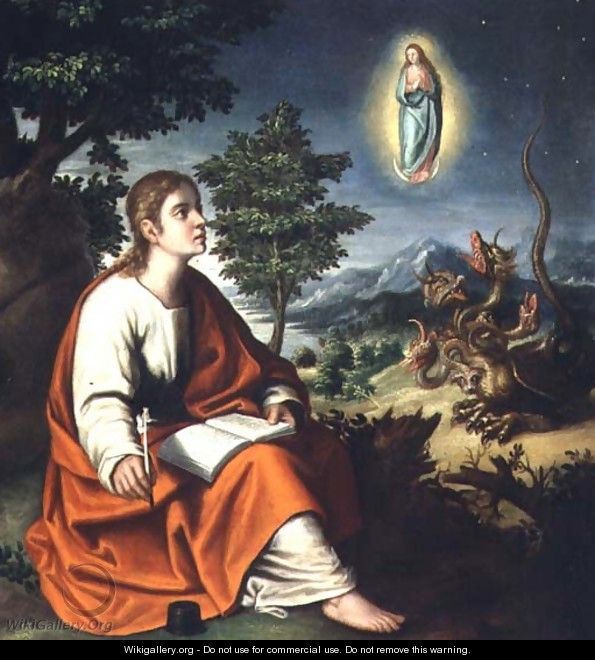 The Vision of St. John the Evangelist on Patmos - Juan Sanchez Cotan