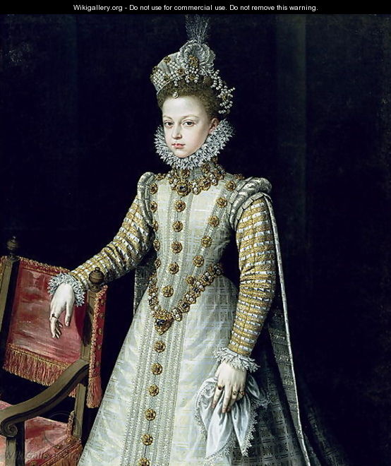 The Infanta Isabel Clara Eugenie 1566-1633 1579 - Alonso Sanchez Coello