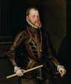 Philip II of Spain 1527-98 c.1570 - Alonso Sanchez Coello