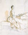 Portrait of a Lady at a Drawing Table 2 - Paul Sandby