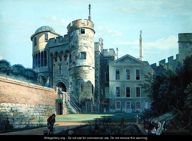The Norman Gate and Deputy Governors House - Paul Sandby