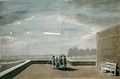 The Meteor of August 18, 1783, as seen from the East Angle of the North Terrace, Windsor Castle, 1783 - Paul Sandby