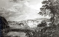 A View of Bethlem the Great Moravian Settlement in the province of Pennsylvania from Scenographia Americana, 1768 - Paul Sandby