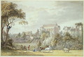 King Johns Palace, Eltham - Retrieving a Kite, 1788 - Paul Sandby