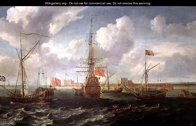 The Royal Yacht off Sheerness, c.1680 - Isaac Sailmaker