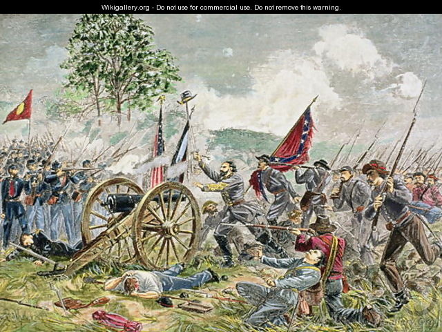 Picketts Charge, Battle of Gettysburg in 1863 - Charles Prosper Sainton