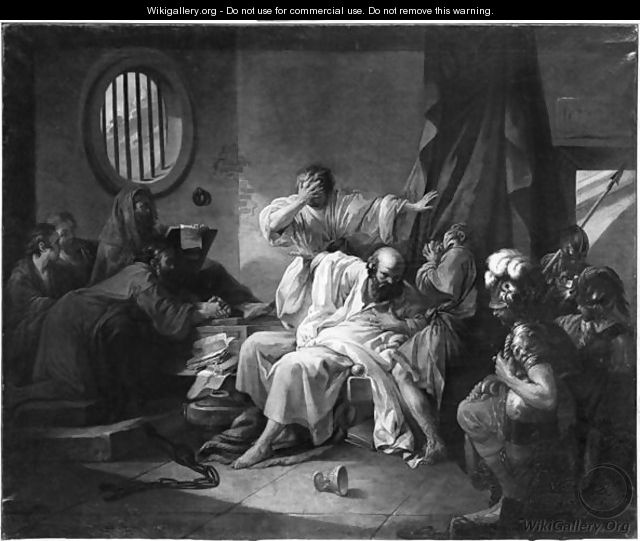 The Death of Socrates 470-499 BC 1762 - Jacques-Philip-Joseph de Saint-Quentin