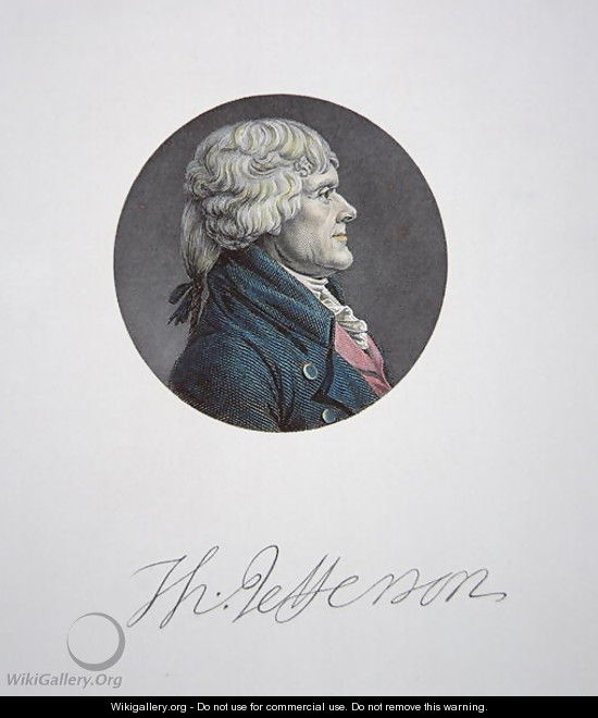Thomas Jefferson 1743-1826 - Charles Balthazar J. F. Saint-Memin