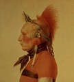 An Osage Warrior, 1804 - Charles Balthazar J. F. Saint-Memin