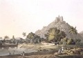 Pagodas at Trinchicunum, plate XI, engraved by Daniel Havell 1785-1826 1809 - (after) Salt, Henry
