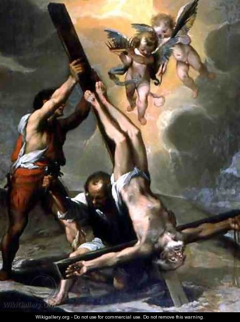 The Crucifixion of Saint Peter - Ventura Salimbeni The Crucifixion of Saint Peter - Ventura Salimbeni