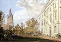 View of Christ Church Cathedral and the Garden and Fellows Building of Corpus Christi College, Oxford - William (Turner of Oxford) Turner