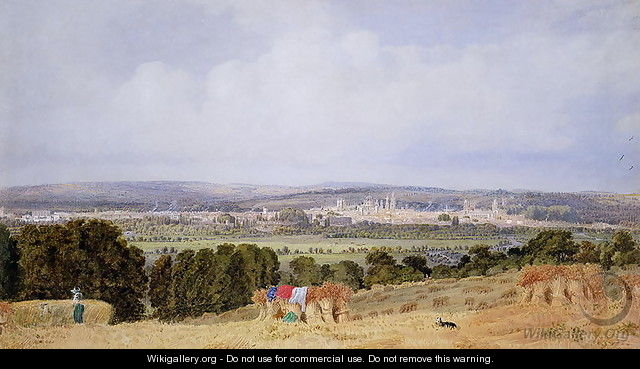 Oxford from Hinksey Hill - William (Turner of Oxford) Turner