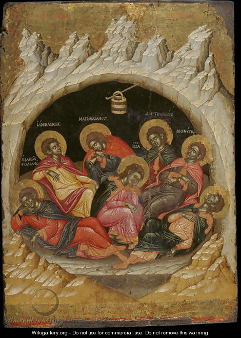 The Seven Sleepers of the Ephesos - Emmanuel Tzanes