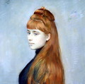 Portrait of Mademoiselle Alice Guerin (detail) - Paul Cesar Helleu
