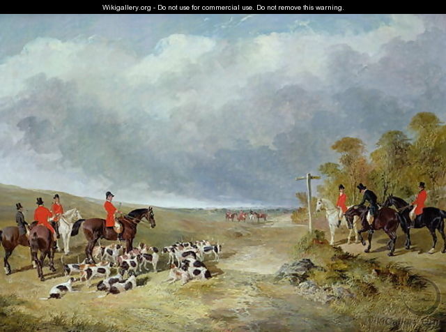 The Cambridgeshire Hunt: The Meet near Foxton - John Frederick Herring, Jnr.