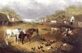 A farmyard in Spring - John Frederick Herring Snr