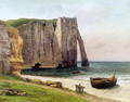 The Cliffs at Etretat, 1869 - Gustave Courbet