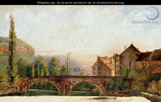 The Pont de Nahin at Ornans, c.1837 - Gustave Courbet