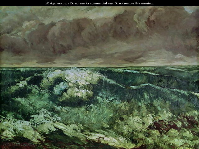 The Wave, after 1870 - Gustave Courbet
