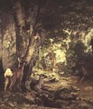 La Remise des Chevreuils (detail) - Gustave Courbet