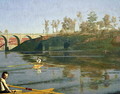 Max Schmitt in a Single Scull, 1871 (detail-1) - Thomas Cowperthwait Eakins