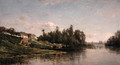 River Scene, 1859 - Charles-Francois Daubigny