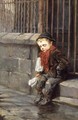 The News Boy - Ralph Hedley